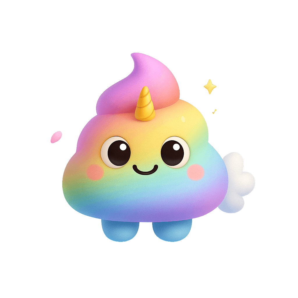 Rainbow Unicorn Poo