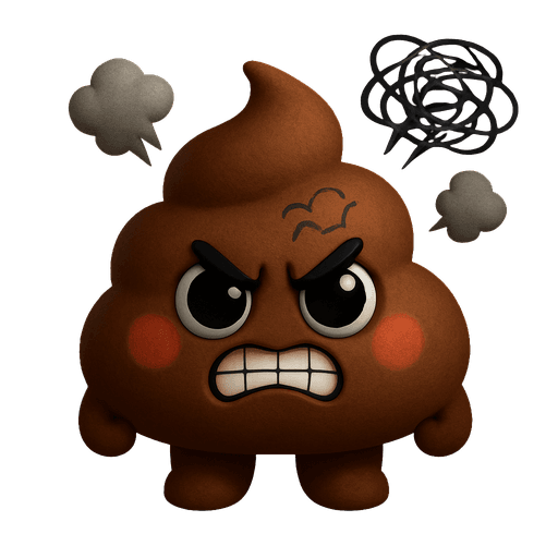 Frustrated Poo