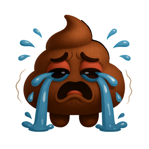 Crying Hard Poo