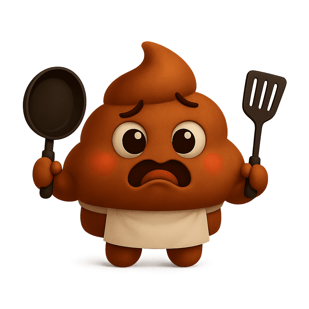 Overcooked Stress Poo